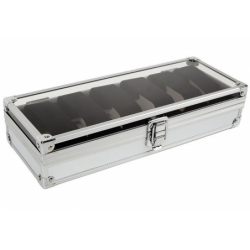 Aluminum 6 watches boxes,...