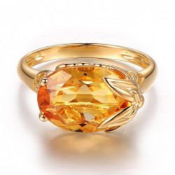 Engagement Ring Citrine...