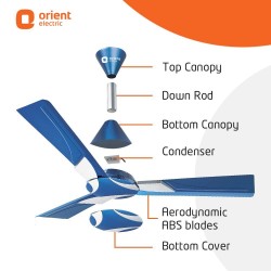 orient ceiling fan wendy 1200mm