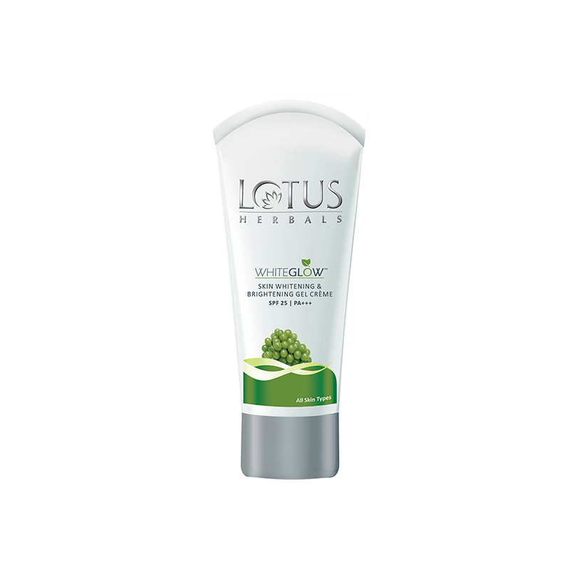Lotus Herbals Whiteglow Skin Whitening & Brightening Gel Creme Spf-25 Pa+++ 18 Gm