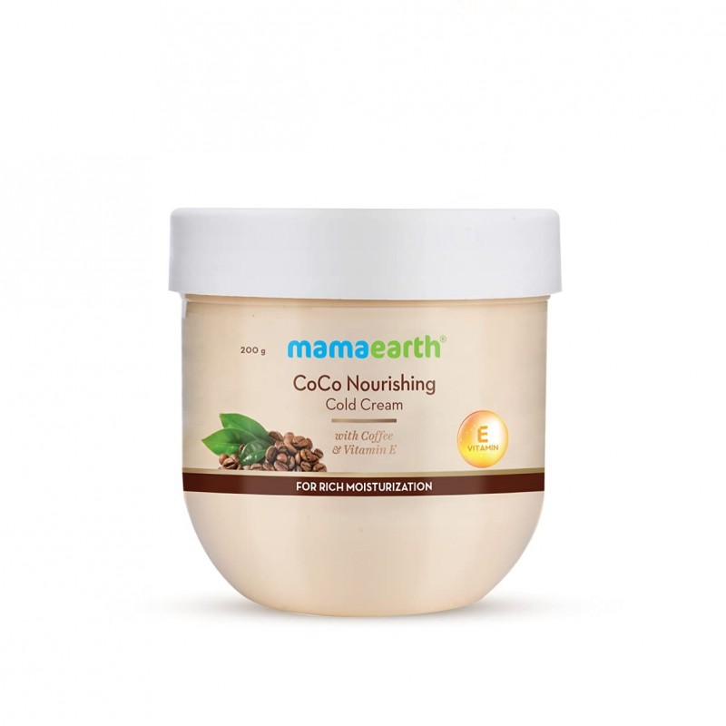 Mamaearth CoCo Nourishing Cold Winter Cream For Dry Skin With Coffee and Vitamin E For Rich Moisturization 200 g