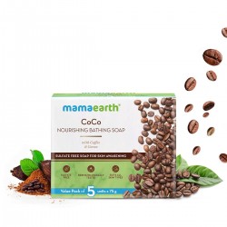 Mamaearth CoCo Nourishing Bathing Soap with Coffee & Cocoa 5x75g