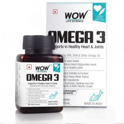 Wow Life Science  Omega-3 Fish Oil Capsules