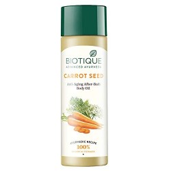 Biotique  Bio Carrot Seed Anti Aging After Bath Body Oil (120mL)