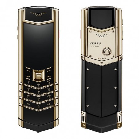 Vertu Signature Ceramic Gold Luxury Mobile Phone