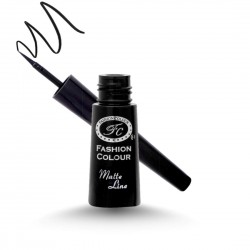 Fashion Colour   24HRS SHINY BLACK WATERPROOF EYELINER MATTE