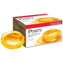 Pears Soap Pure & Gentle Bathing Bar Value Pack 3 x 125 Pack of 3
