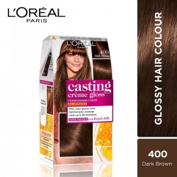 L'oreal Paris Casting Creme Gloss Hair Color 400 Dark Brown 159.5 Gm