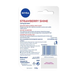 Nivea Lip Balm Fruity Strawberry Shine 4.8g