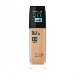 Maybelline New York Liquid Foundation Matte Finish With SPF Absorbs Oil Fit Me Matte + Poreless 230 Natural Buff 30 ml
