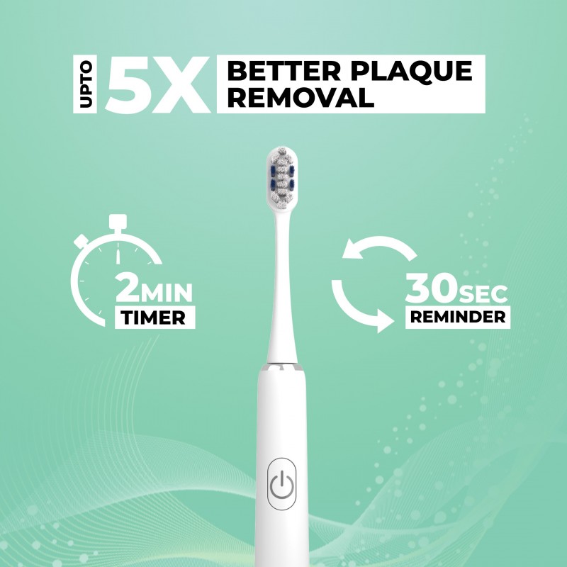 Hammer Flow 2.0 Electric Toothbrush white 