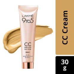 Lakme 9 To 5 Cc Cream 03 Bronze Complexion Care Cream Spf 30 9 Gm
