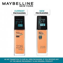 Maybelline New York Liquid Foundation Matte Finish With SPF Absorbs Oil Fit Me Matte + Poreless 228 Soft Tan 30 ml