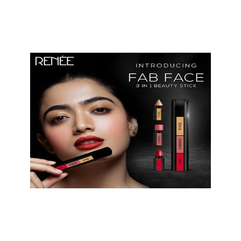 RENEE Fab Face Diva 3 in 1 for Lips,Cheeks & Eyes