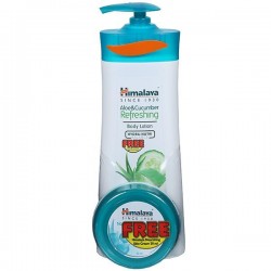 Himalaya Refreshing Aloe & Cucumber Body Lotion Free Nourishing Skin  Cream 50 ml 400 ml