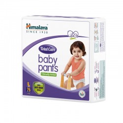 Himalaya Total Care Baby Pants  Diapers, Large 76 Count L