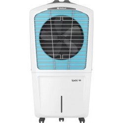 Havells 95 L Desert Air Cooler White Blue Kace 95 With Xxl Ice Chamber