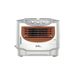 Havells Brina Plus 50 Litres Window Air Cooler with Ice Chamber Dust Free and Insect Free White Brown