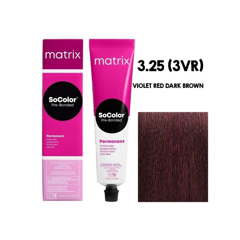 Matrix SOCOLOR 3.26 3VR Violet Red Dark Brown