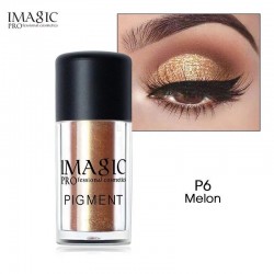 IMAGIC Glitter Eyeshadow Metallic Loose Powder Waterproof Pigments  P6-Melon