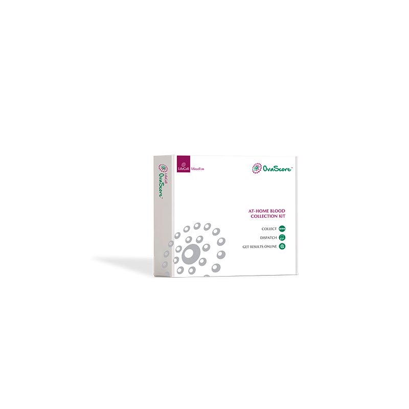 LifeCell OvaScore  Female fertility hormone test with at-home collection kit