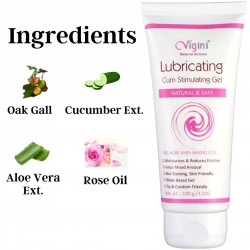 Vigini Sexual Lubricant Lube Lubricating Long Lasting Time Increase Gel Non Staining Reduce Dryness  Washable Water Base Gel