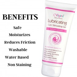 Vigini Sexual Lubricant Lube Lubricating Long Lasting Time Increase Gel Non Staining Reduce Dryness  Washable Water Base Gel