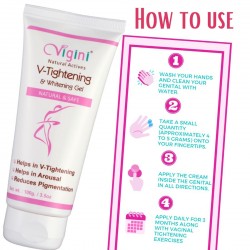 Vigini Intimate Vaginal V Tightening Whitening & Lightening Water Based Gel Girls Women 100ml| Reduces Itching Dryness