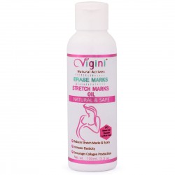 Vigini Natural Erase Stretch Marks Scars Removal Cream Oil In Pregnancy Delivery Women Anti-Aging Hyper Pigmentation  Remover