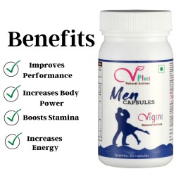 Vigini Long Lasting Stamina Power Testosterone Performance Booster Capsules Men