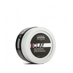 L’Oreal Professionnel – Homme  5 Clay Strong Hold Matt Clay (50mL)