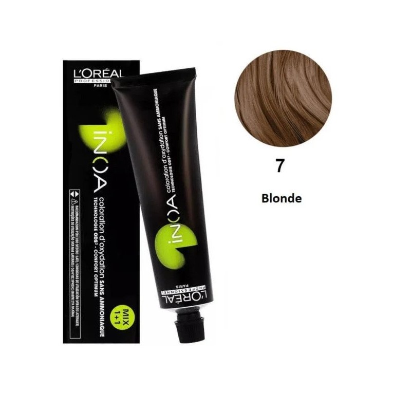 L’oreal  Professionnel – 7 Blonde Inoa (60g) Hair Color