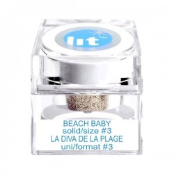 Lit Cosmetics – Beach Baby Size  3 Glitter (Solid) – 4g