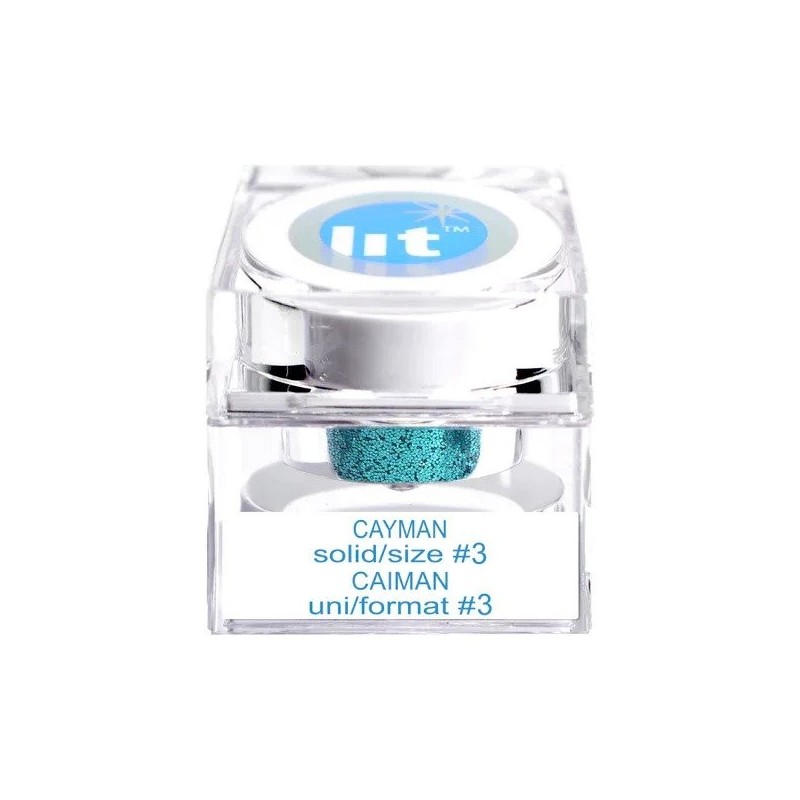 Lit Cosmetics – Cayman Size  3 Glitter (Solid) – 4g