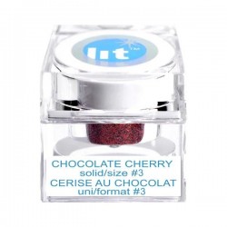 Lit Cosmetics – Chocolate Cherry Size  3 Glitter (Solid) – 4g