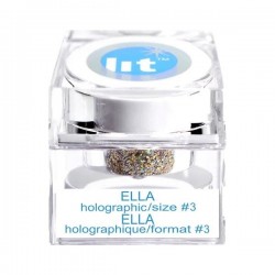 Lit Cosmetics – Ella Size    3 Glitter (Holographic) – 4g