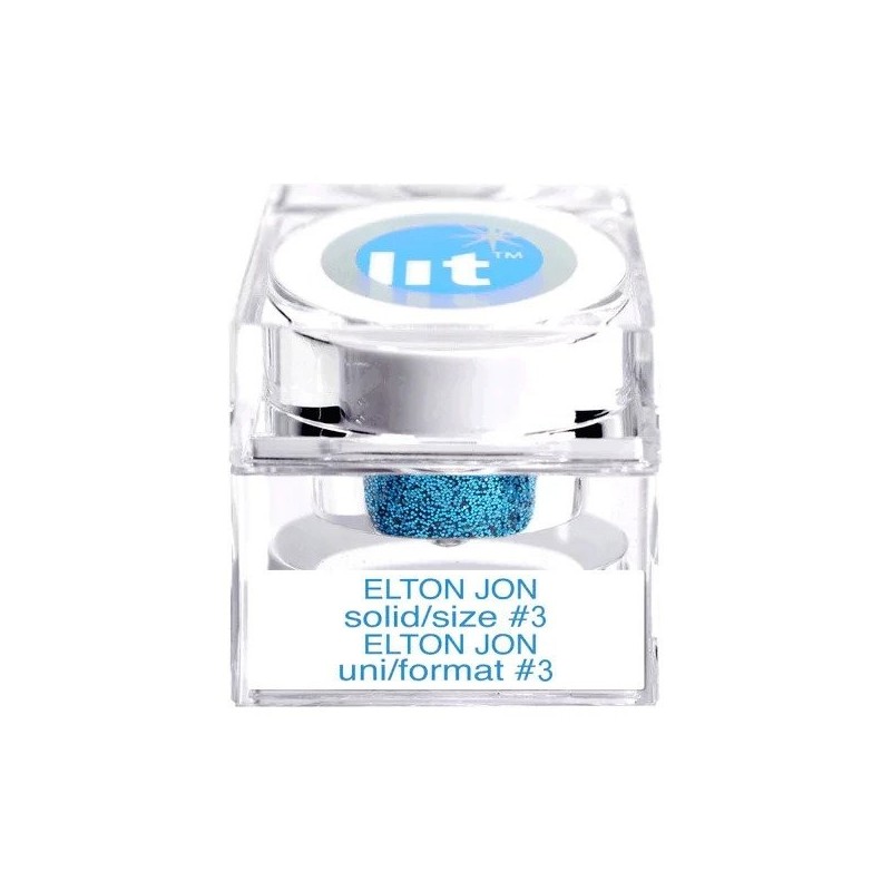Lit Cosmetics – Elton Jon Size  3 Glitter (Solid) – 4g