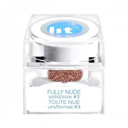 Lit Cosmetics – Fully Nude Size  3 Glitter (solid) – 4g
