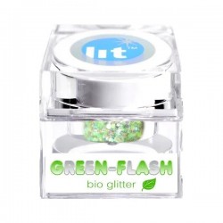 Lit Cosmetics – Green-Flash  Bio Glitter – 4g