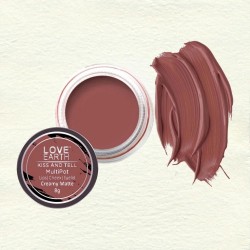 LOVE EARTH KISS AND  TELL – MULTIPOT CREAMY MATTE (8g)