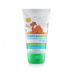 Mamaearth Mineral Based Sunscreen  For Babies SPF20+ (50gm)