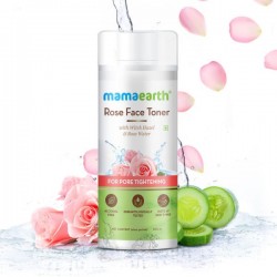 Mamaearth Rose Water Face Toner with Witch Hazel  & Rose Water for Pore Tightening (200mL)