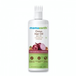 Mamaearth – Onion Hair Oil for Hair  Regrowth & Hair Fall Control