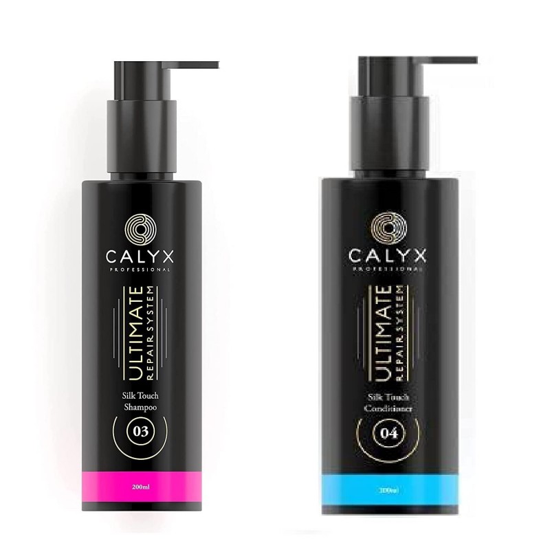 Calyx Ultimate Repair System Silk Touch Shampoo And Silk Touch Conditioner Combo Pack 200ml