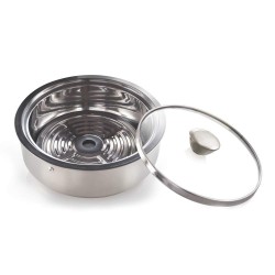 Borosil Stainless Steel Insulated Roti Server 1.1 Litres Silver