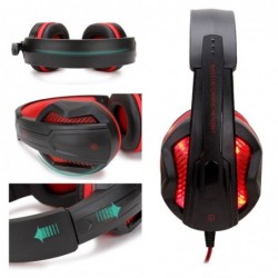 Glowing gaming headset...